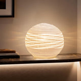8.7" Modern Ceramic Table Lamp, Fully Dimmable Modern Bedside Lamps and Nightstand, White Translucent Ceramic Shade