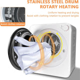 Portable Washer and Dryer Combo Set, 1.6 Cu.Ft Portable Clothes Dryers,22 lbs Twin Tub Washing Machine, Compact Washer