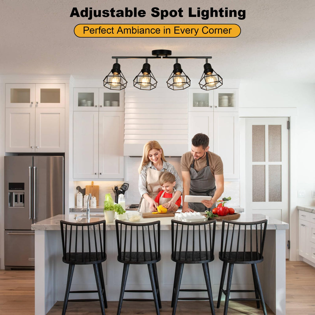 Track Lighting Farmhouse, Directional Ceiling Light Fixtures