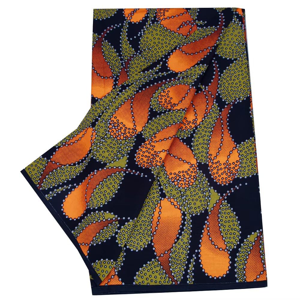 African Fabric 6 Yard Ankara Tribal Print Dashiki Polyester Wax Fabric