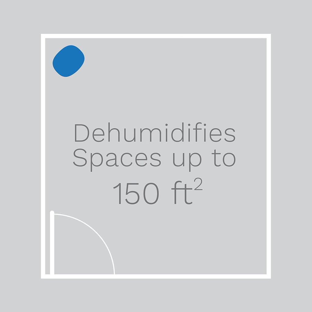 Small Space Dehumidifier with Auto Shut Off - Compact and Portable
