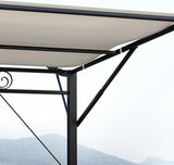 10' x 8' Outdoor Pergola and Patio Gazebo, Extendable Side A - Image 6
