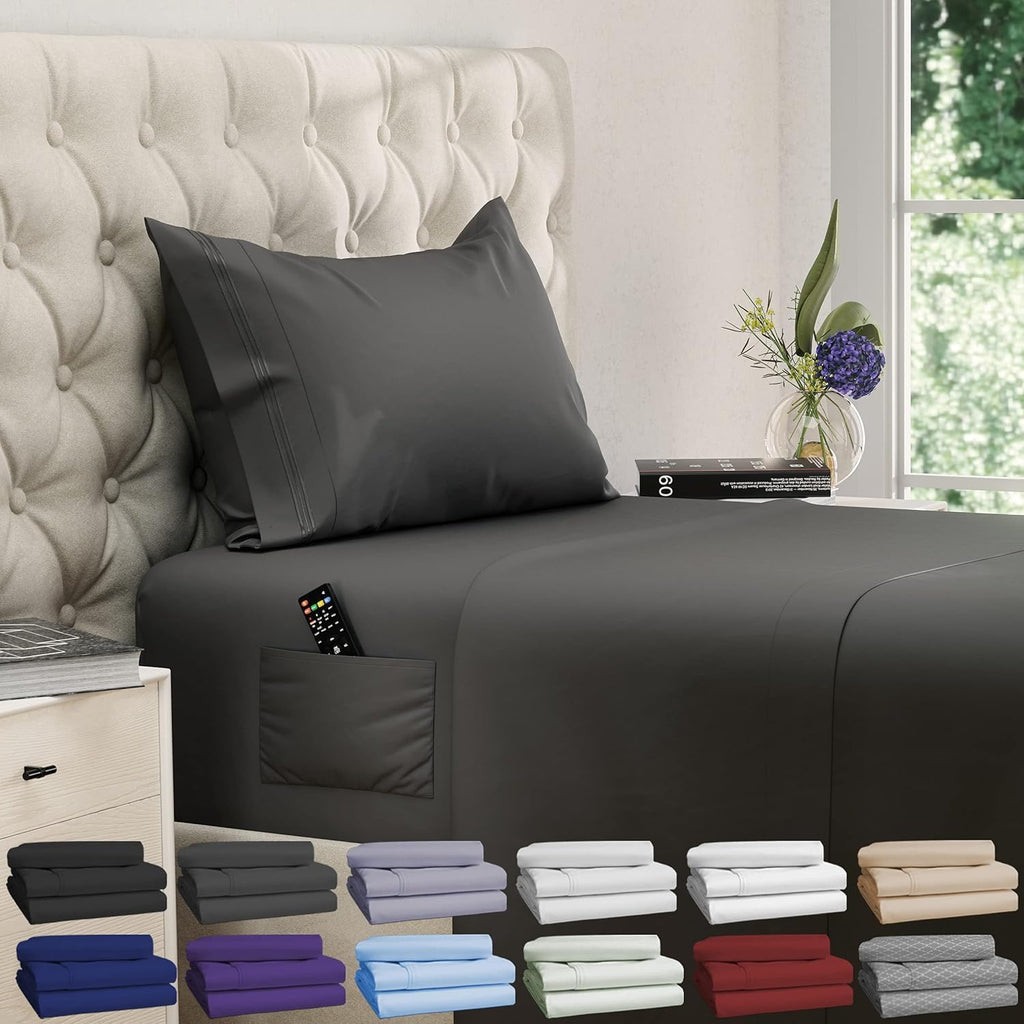 Queen Sheet Set - Queen - Gray