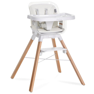 360° Bloom Highchair, Rotating, Convertible Baby Feeding Chair with Adjustable Height, Removable Tray, Easy to Clean