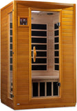 Andora 2-Person Low EMF FAR Infrared Sauna with Red Light Therapy & Bluetooth Speakers | Personal Indoor Spa for Home & Gym Ð Made from Canadian Hemlock A129-B002063VYY