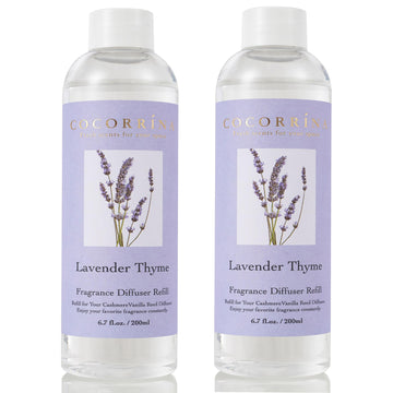 Reed Diffuser Refill - Lavender Thyme 6.7 oz / 2 Packs Reed Diffuser Oil Refill