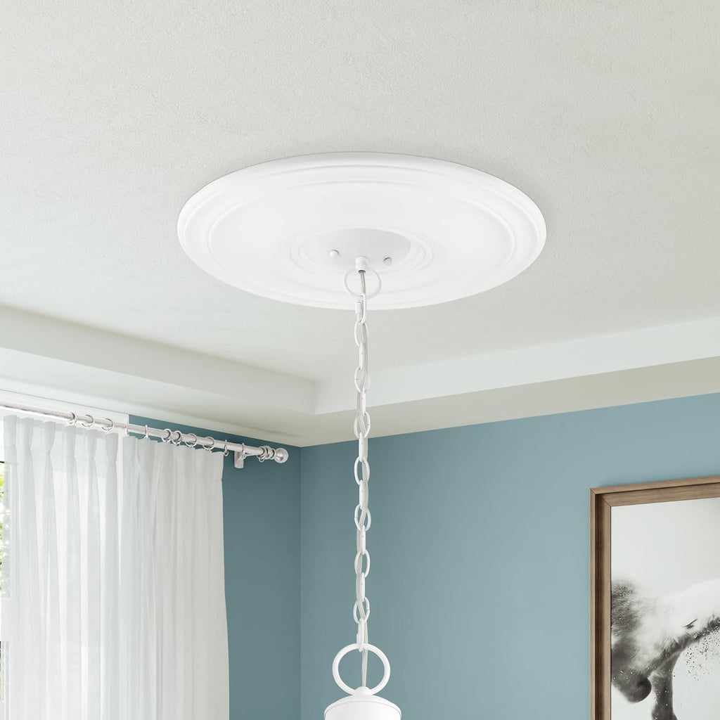 Ceiling Medallion, White