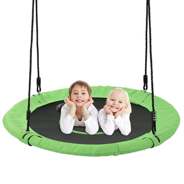 Tree Swings for Kids Outdoor, 40 Inch Diameter 600lb Weight & Adjustable Hanging Ropes Tree Swings, Great for