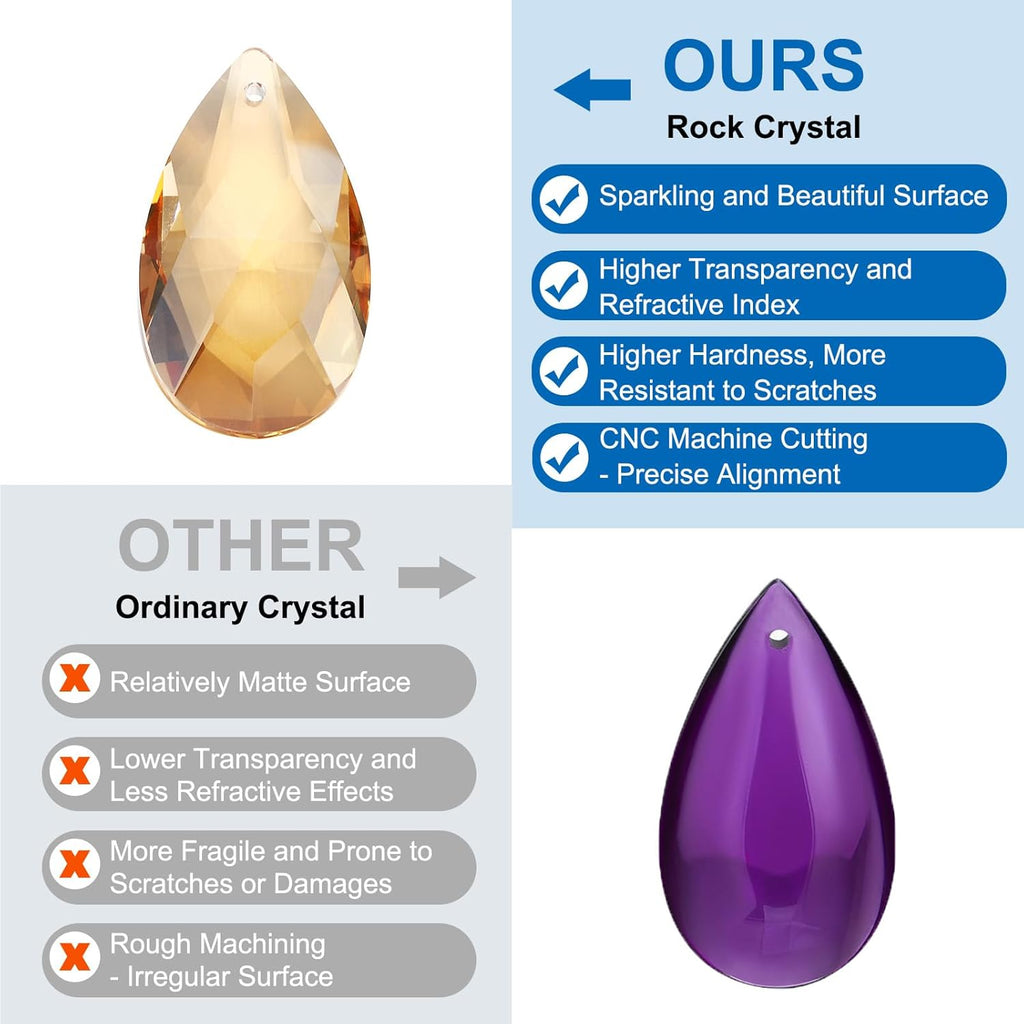 Teardrop Crystal Chandelier Pendants Beads