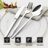 Silverware Sets, 60-Piece Flatware Set for 12