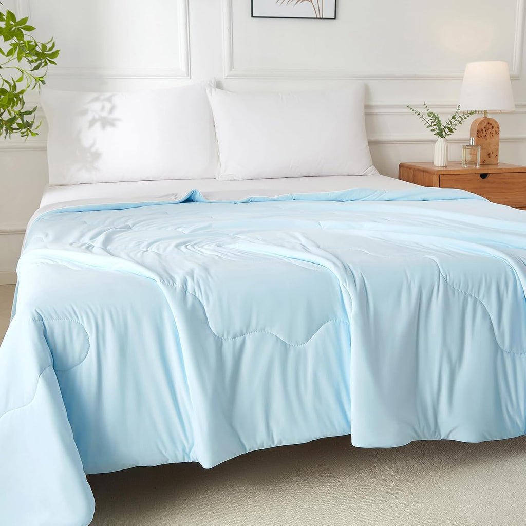 Cooling Comforter Twin, Dual-Sided Cooling Blanket for Hot Sleepers
