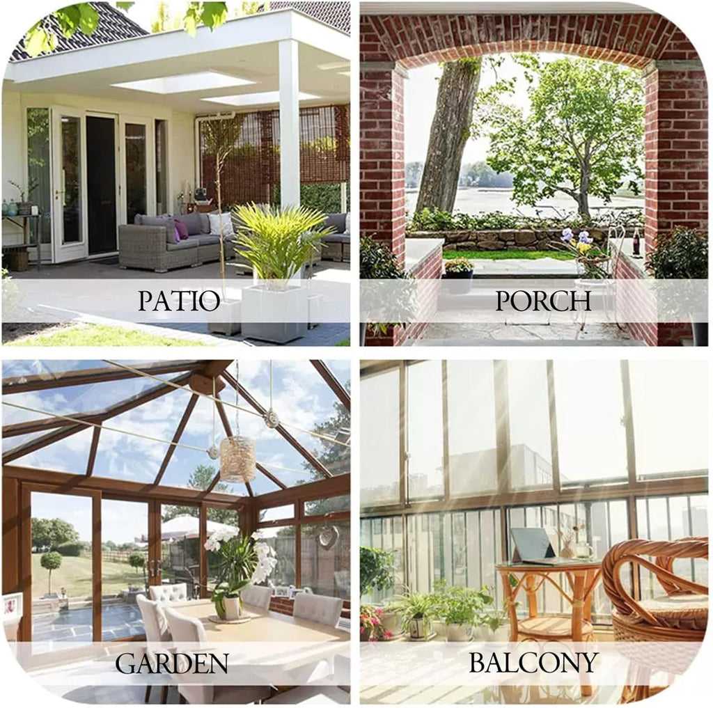 Japanese Style theme Waterproof Outdoor Curtains ,Bamboo Forest Stream pattern,Privacy Weatherproof Grommet Outside