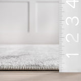 5x8 Thigpen Contemporary Area Rug, Grey, Abstract Lines, Non-Slip Backing, Stain Resistant, For Bedroom, Dining Room