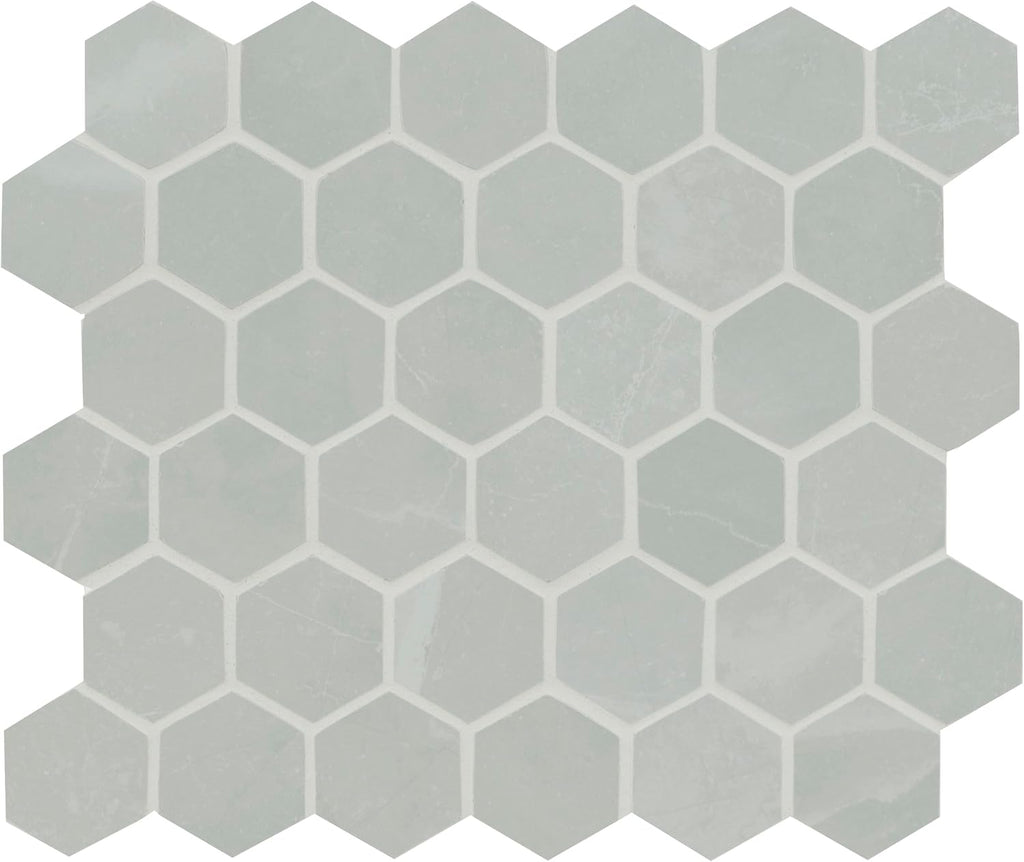 MSI Sande Grey 2in. x 2in. Hexagon Matte Porcelain Mosaic Tile Flooring - Set of 8
