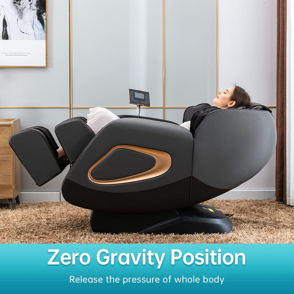 Massage Chair,Full Body Zero Gravity SL Track Massage Chair Recliner Chair with Smart Large Screen Bluetooth Speaker