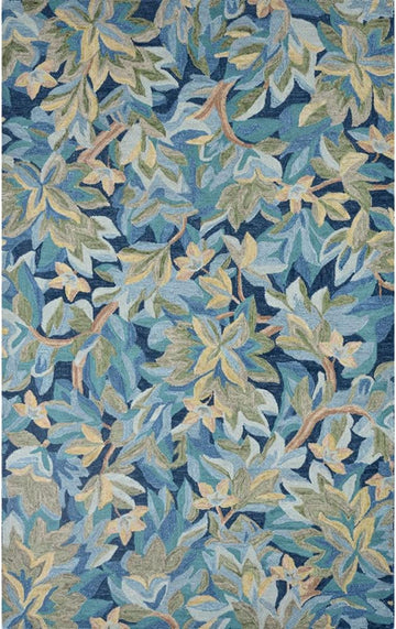 Avalonian Wool Area Rug 8' X 10' Blue