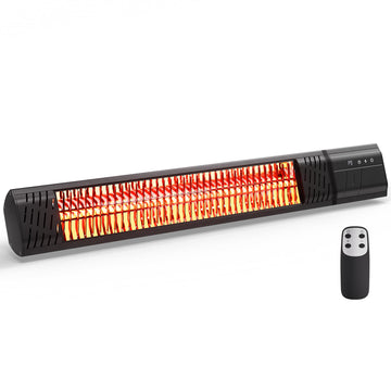 Outdoor Patio Heater, Infrared Electric Wall-Mounted Heater 1500W