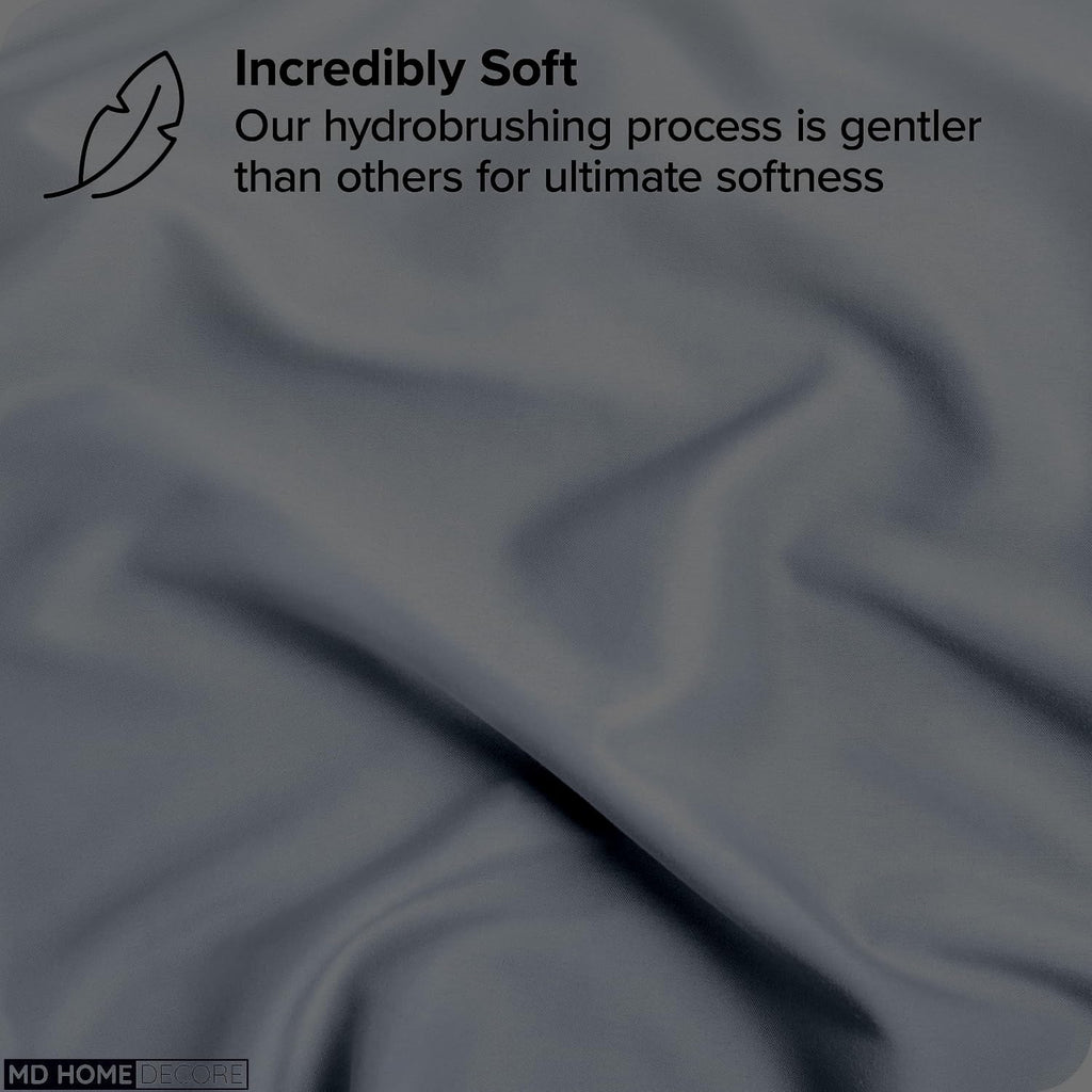 Extra Deep Pocket Sheets (4-Piece) 100% Egyptian Cotton 400 Thread Count Bed Sheet Set 22 inch Deep Pocket of Fitted