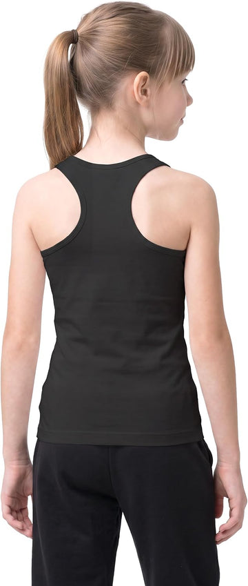 Premium Girls Seamless Supersoft Wide Strap Comfortable Racerback Tank (Made with Love in The USA)