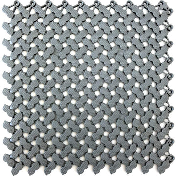 Peanut Tile Vinyl PVC Interlocking Drainage Floor Tiles Mat Anti-Slip 12"x12" for Pool Shower Locker Bathroom Deck