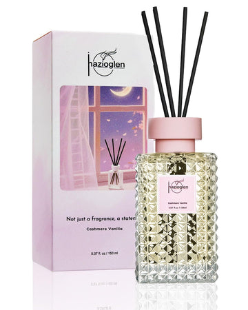 Reed Diffuser, Cashmere Vanilla Scent Air Freshener, 5.07 fl oz