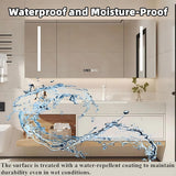 Bathroom Vanity with Sink - Modern Bathroom Sink Cabinet and LED Intelligent defog Mirror Cabinet Set