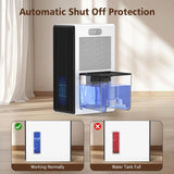 Dehumidifier, 1000 sq.ft Dehumidifiers for Home with 95oz Large Water Tank,Quiet Dehumidifier with 7