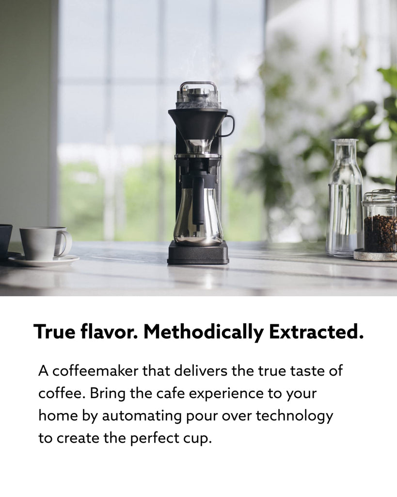 The Brew | Automatic Pour Over Coffee Maker | Clear Brewing Method | Precise Temperature Regulation | Three Brewing