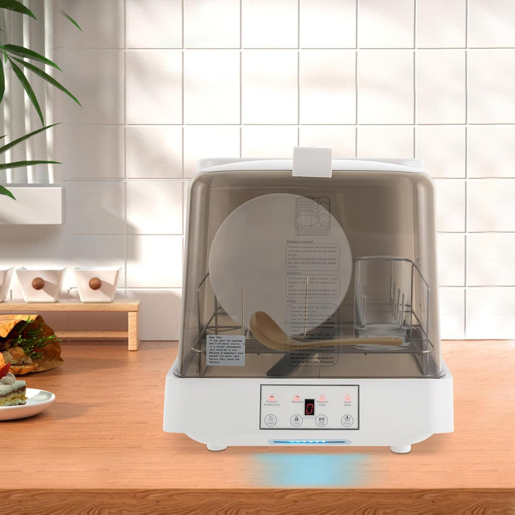 Portable Countertop Dishwasher, 800W Automatic Dishwasher