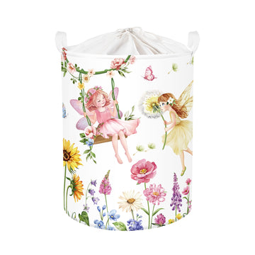 Fantasy Princess Laundry Hamper Colorful Large Storage Basket Collapsible Parents Organizer Kids Toy Clothes Bins