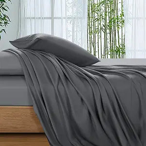100% Viscose Derived from Bamboo_Sheets Queen,4PC