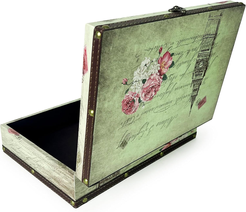 Wooden Decorative Storage Box, Timeless Memory Keepsake Box