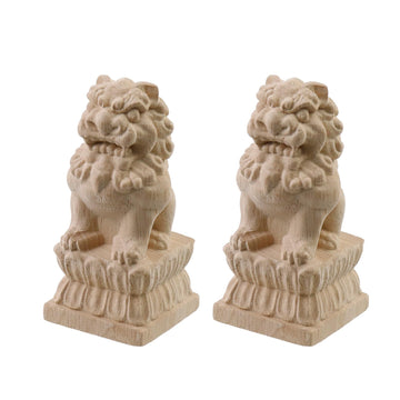 2PCS Wood Traditional Pilaster Corbel 1.97" T, 1.97" W, 4.13" H