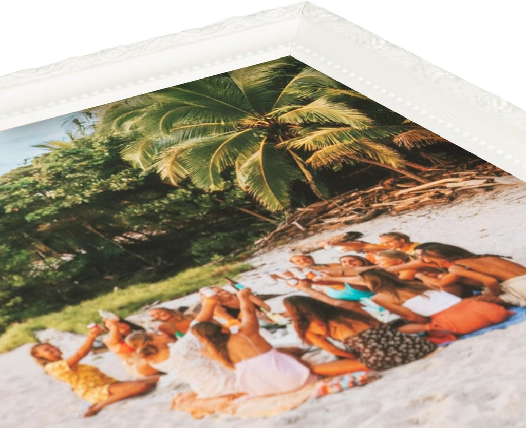 24x36 Inch White Picture Frame, This 1.5000 Inch Custom Poster Frame is Classic White - Comes with Acrylic and