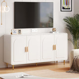 60" Sideboard Buffet Cabinet, Large Credenza Storage Cabinet, Modern Console Table with Doors and Shelves