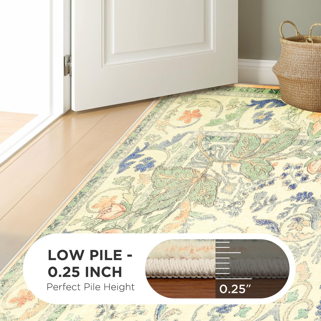 Vintage Washable Area Rugs Rug