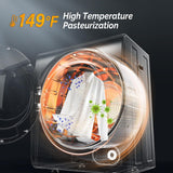 1.5CuFt Portable Clothes Dryer and 17.8LBS Full-Automatic Washing Machine Set, Compact Laundry Washer and Dryer Combo