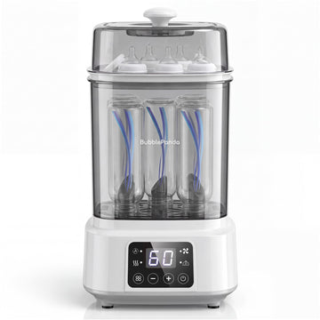 Baby Bottle Sterilizer and Dryer, Compact 2-Layer Sterilizer