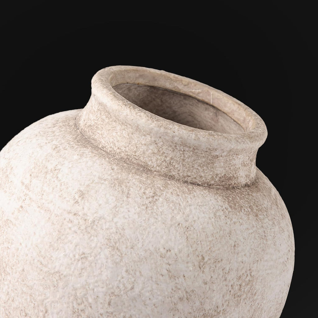 Ceramic Rustic Vase, Small Flower Farmhouse Vase Decorative Vase Short Pottery Vases
