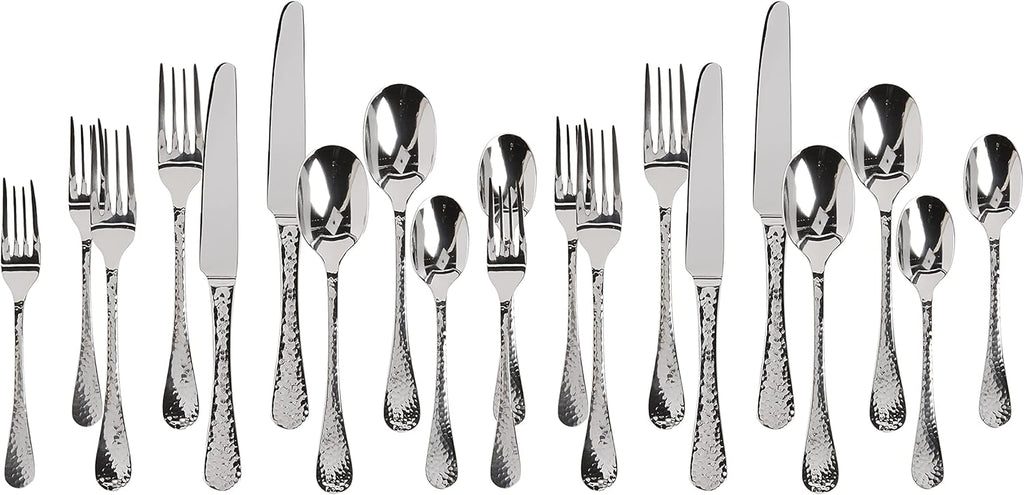 Lafayette 20-Piece Stainless Steel Flatware Set, Service for 4, Silver, 36015-9