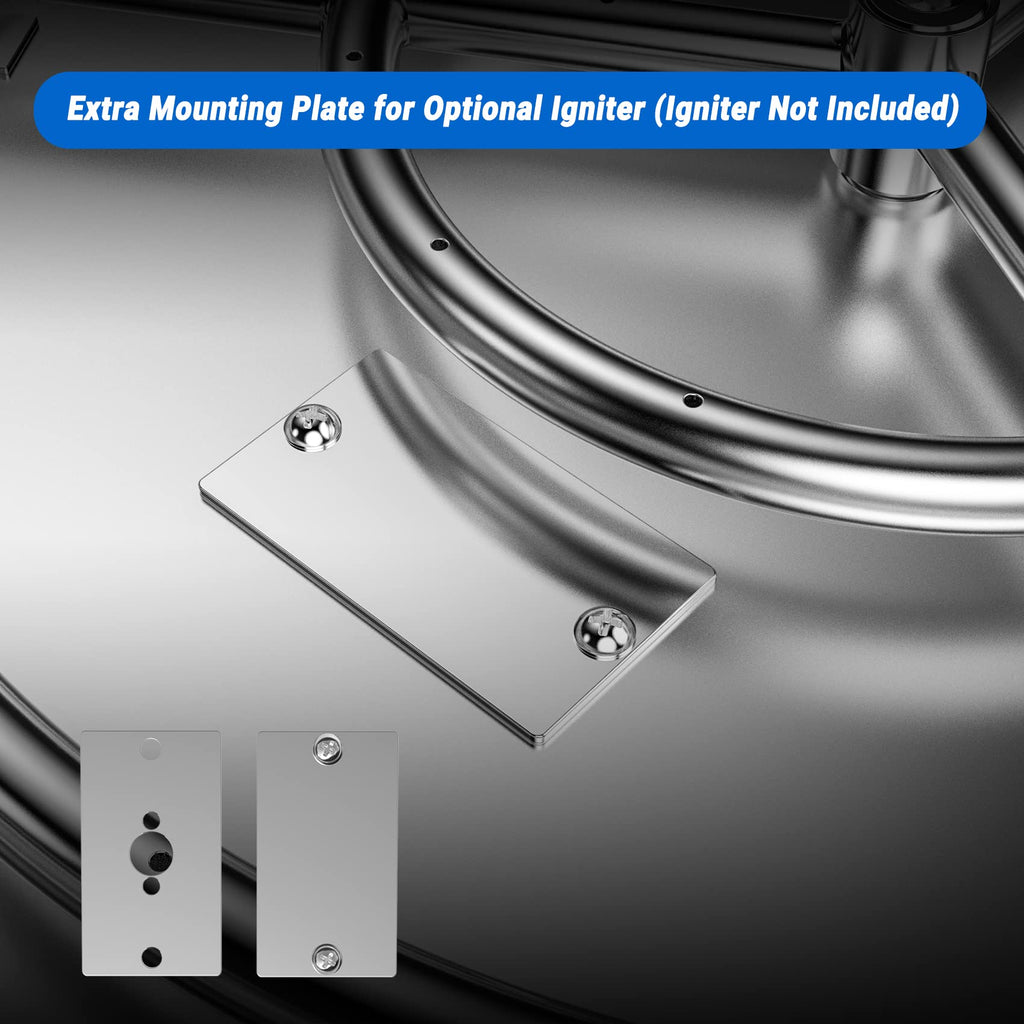 18 inch Square Stainless Steel Drop in Fire Pit Burner Pan
