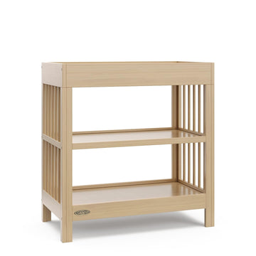 Changing Table with Water-Resistant Changing Pad, Driftwood | GREENGUARD Gold Certified, Includes Bonus