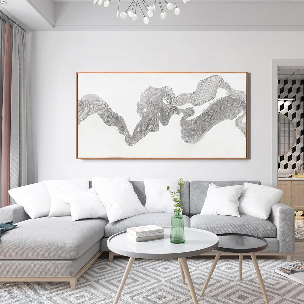 Abstract Canvas Wall Art Abstract Mist Texture Art With White Background Artwork Canvas Prints Canvas Picture