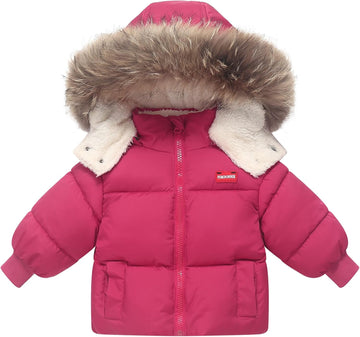 Toddler Winter Puffer Jacket Infant Coat Hoodie Girl Boy Clothes