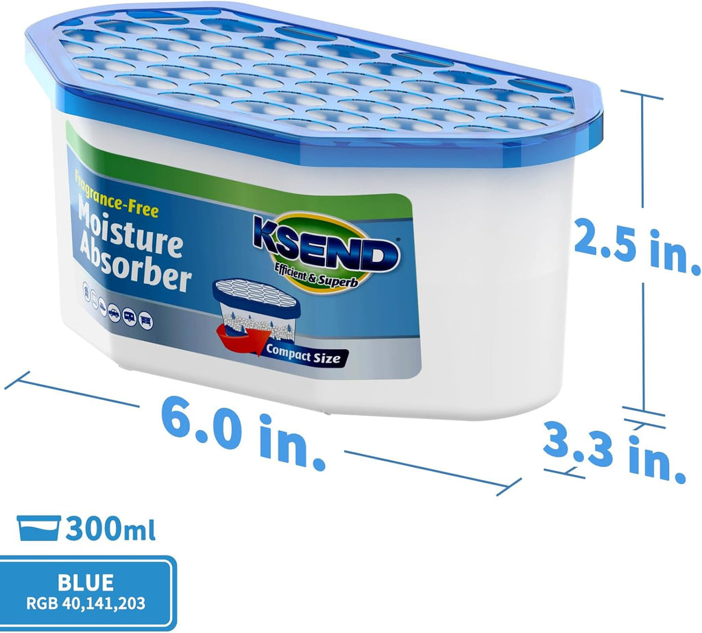 Moisture Absorbers, 12 Pack, Compact Dehumidifier for Closet, Efficient Humidity Absorber Boxes