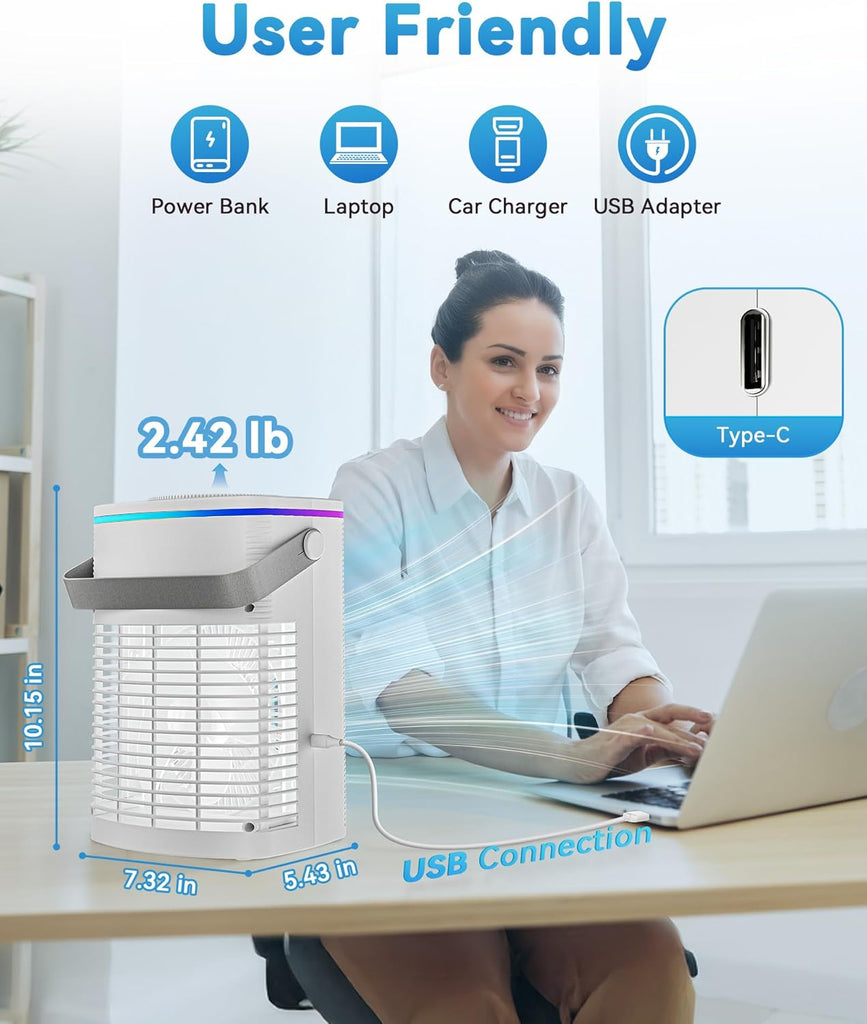 Portable Air Conditioners Cooling Fan: 2026 Upgraded 4-IN