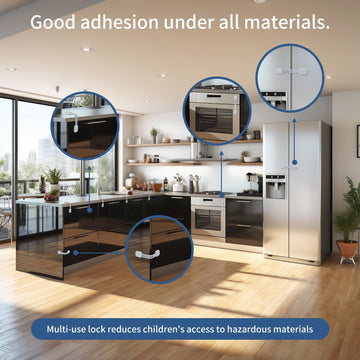12-Pack Child Safety Cabinet Locks