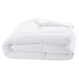 White Down Alternative Comforter and Duvet Insert with Corner Tabs, Machine Washable, Full/Queen, Light