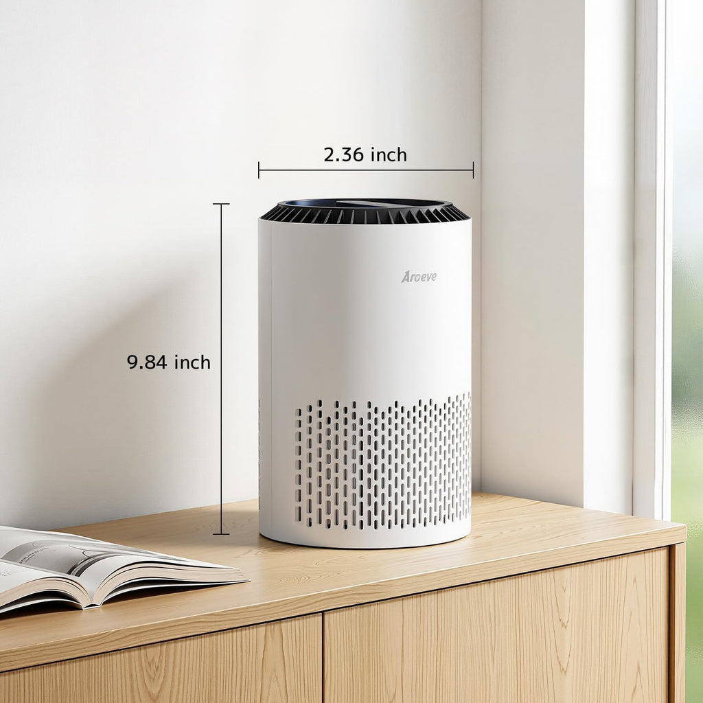 Air Purifiers for Bedroom Home, Air Purifier For Smoke Pollen Dander Hair Smell Air Cleaner with Sle