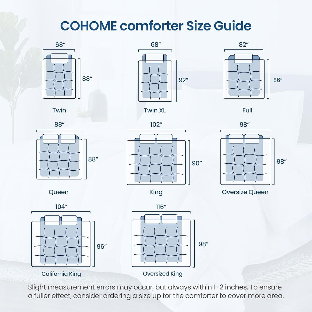All-Season King Size Cooling Comforter Duvet Insert - White